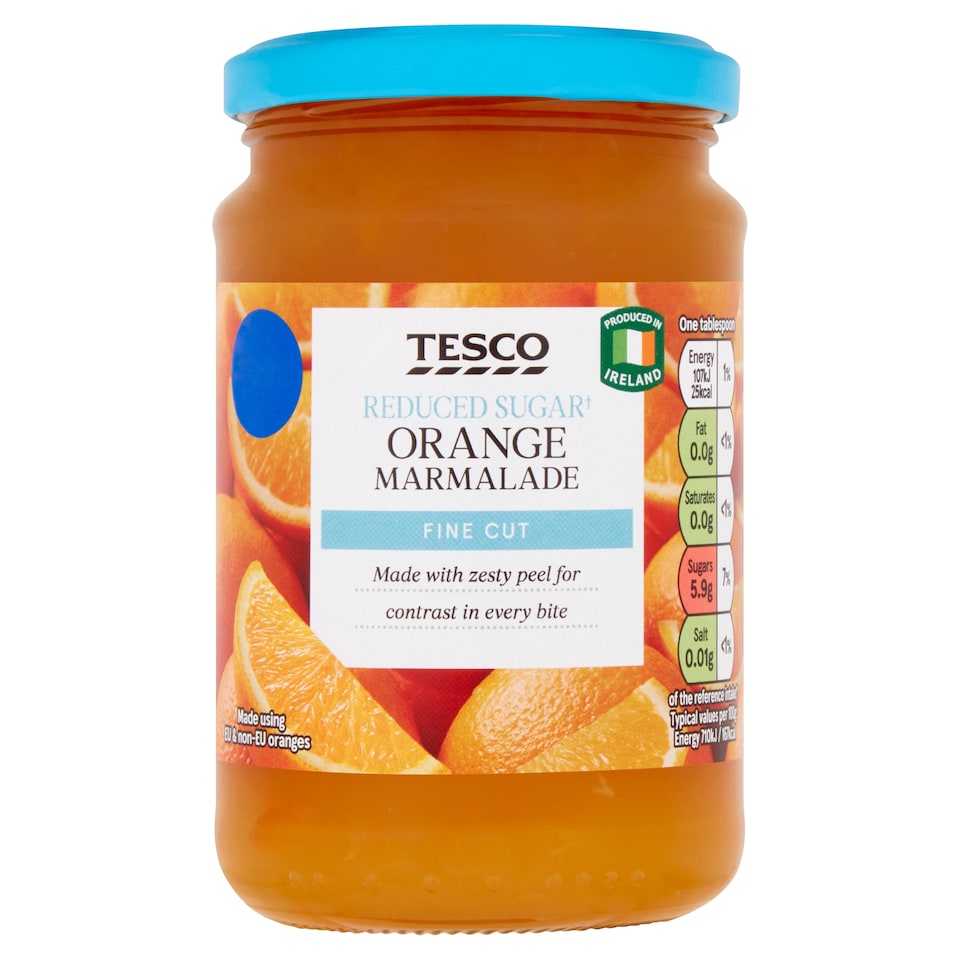Tesco Reduced Sugar Orange Marmalade 320G