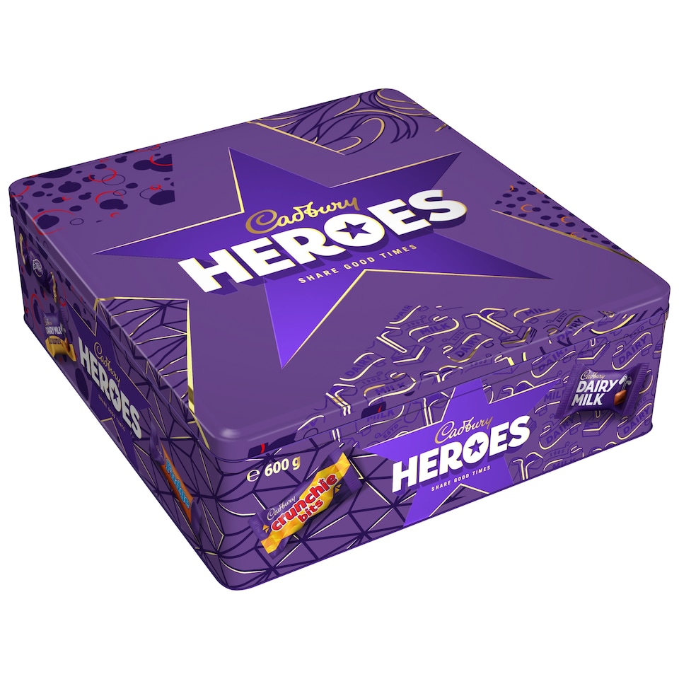 image 1 of CADBURY HEROES TIN 600G