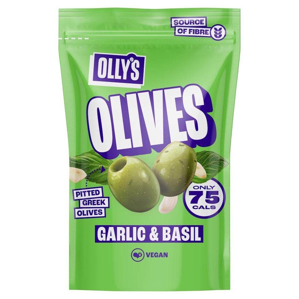 Olly's Olives Garlic & Basil 50g