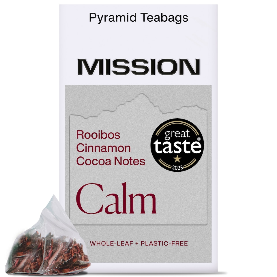 image 1 of MISSION Calm Rooibos Tea with Cinnamon, Cocoa 15 Tea Bags 37.5g