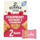 image 1 of Quaker Porridge To Go Strawberry Raspberry & Cranberry Bars 2X55G