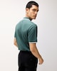 image 3 of F&F Cotton Rich Tipped Short Sleeved Polo Shirt in Green