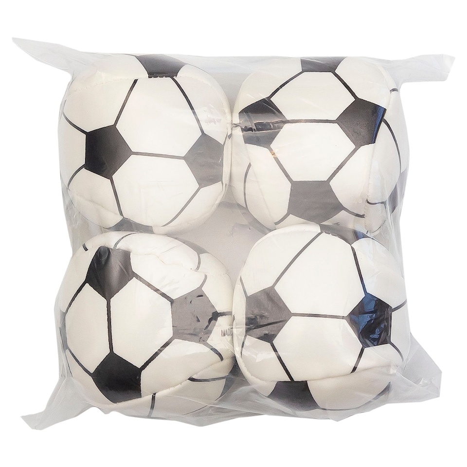 image 1 of Soft Mini Footballs 4 Pack