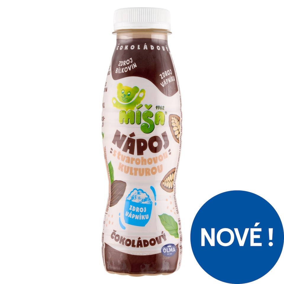 Obrázek 1 pro produkt Olma Míša Nápoj s tvarohovou kulturou čokoládový 300g