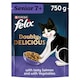 image 1 of FELIX Doubly Delicious Senior Salmon & Vegetables Dry Cat Food 750g
