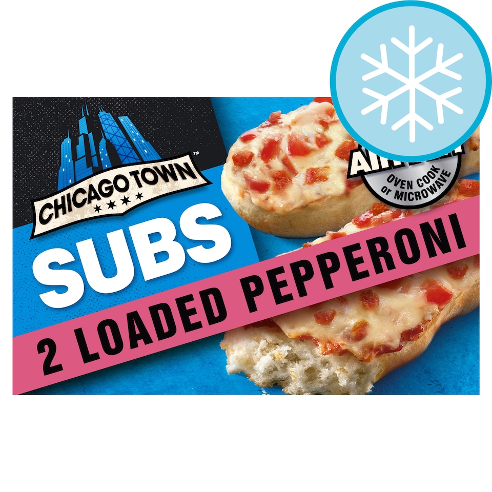 image 1 of Chicago Town Subs Loaded Pepperoni 2 pack 125g