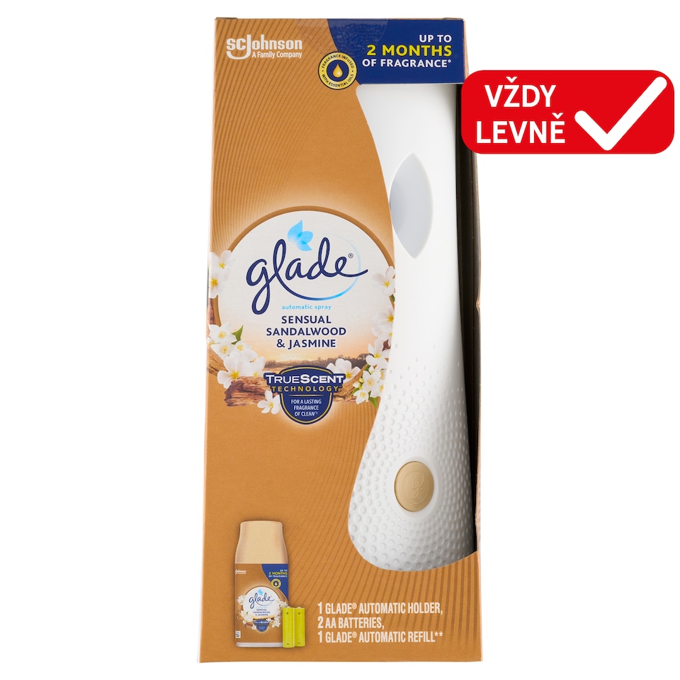 image 1 of Glade Sensual Sandalwood & Jasmine Automatic Air Freshener 269ml