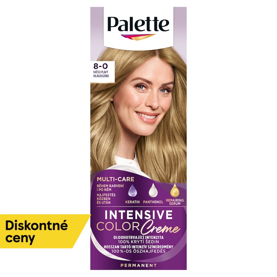 image 1 of Palette Intensive Color Creme Hair Color Light Blond 8-0