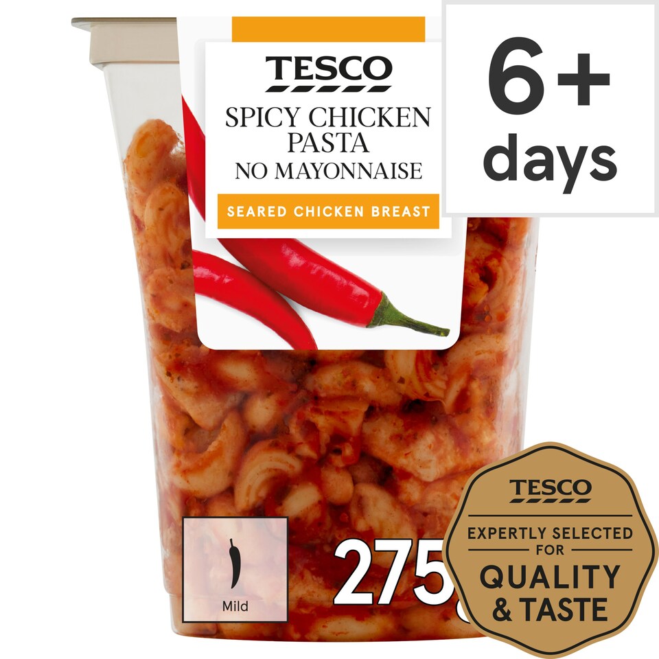 Tesco Spicy Chicken Pasta 275G Tesco Groceries