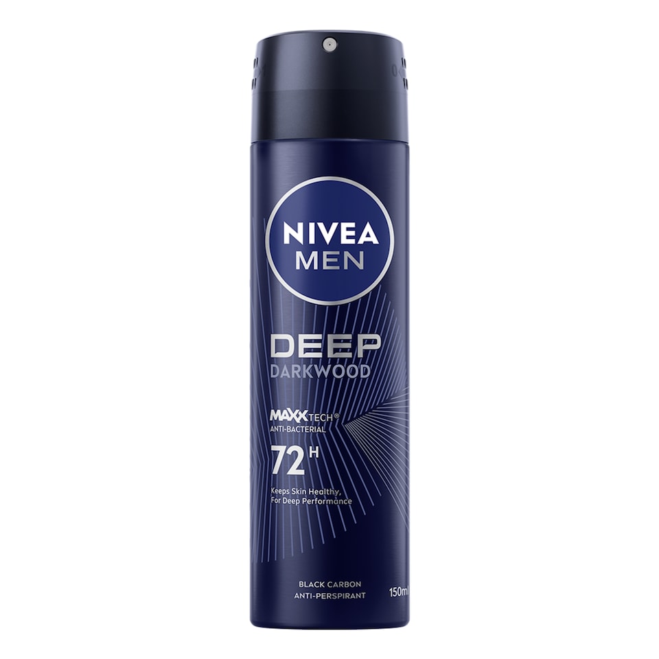 NIVEA MEN Deep Darkwood 72h Anti-Perspirant Deodorant Spray 150ml