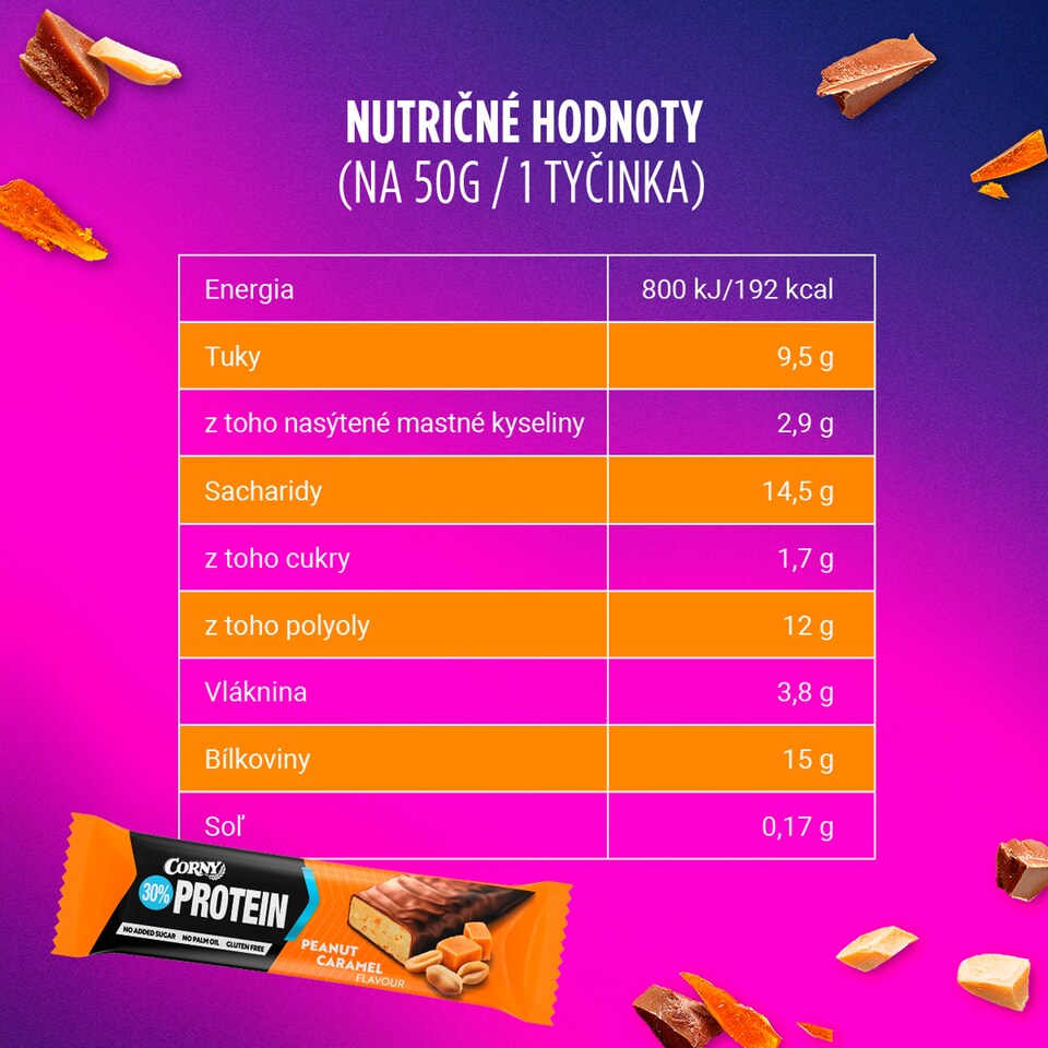 image 1 of Corny Protein Bar with Milk Chocolate and Peanut Caramel Flavour 50 g