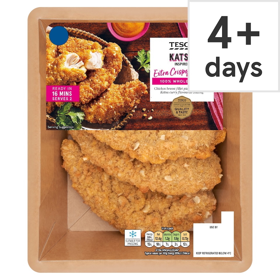 Tesco Katsu Inspired Extra Crispy Tenders 305g