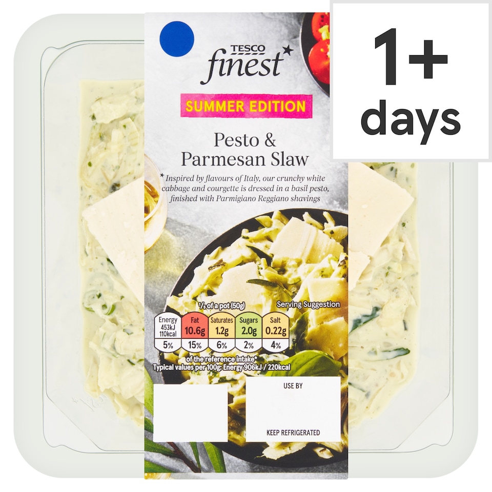 Tesco Finest Pesto & Parmesan Slaw 250g