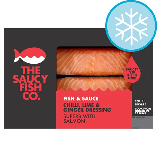 The Saucy Fish Co. Chilli, Lime And Ginger 260G Tesco Groceries