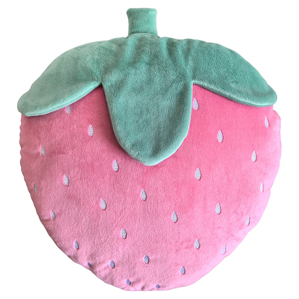 F&F Home Shaped Strawberry Cushion