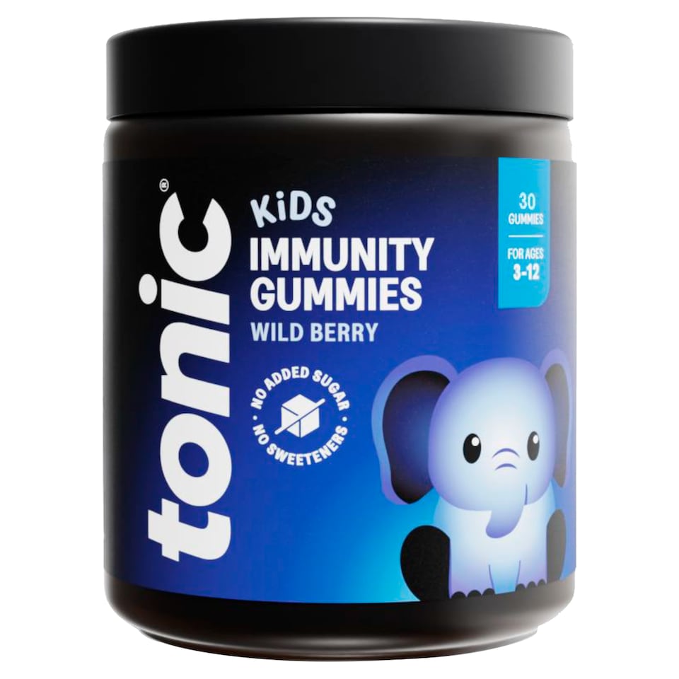 image 1 of Tonic Health Kids Immunity Wild Berry Gummies 4-12 Years 30ss