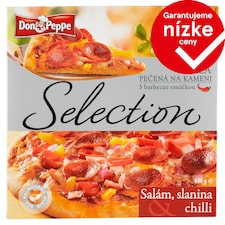 Don Peppe Selection Pizza saláma, slanina & chilli 440 g
