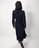 image 4 of F&F Shirt Belted Midi Dress in Navy