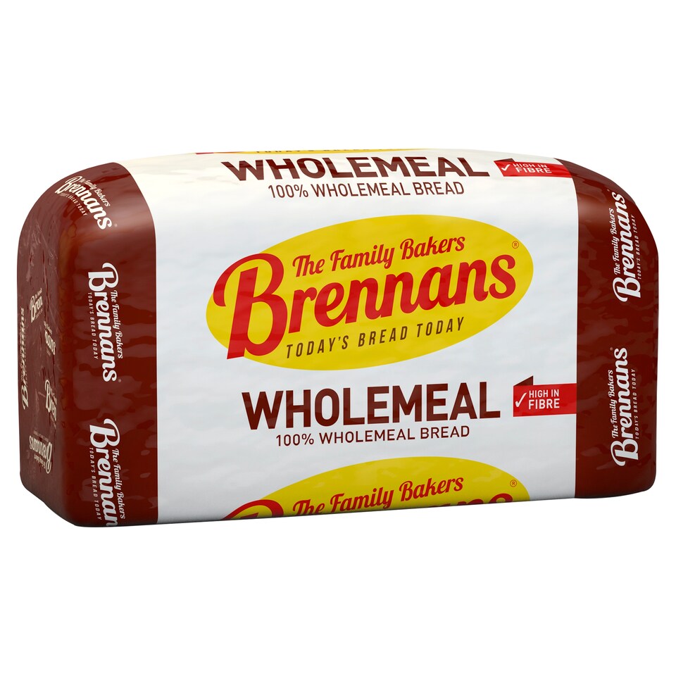 Brennans 100% Wholemeal Bread 800g