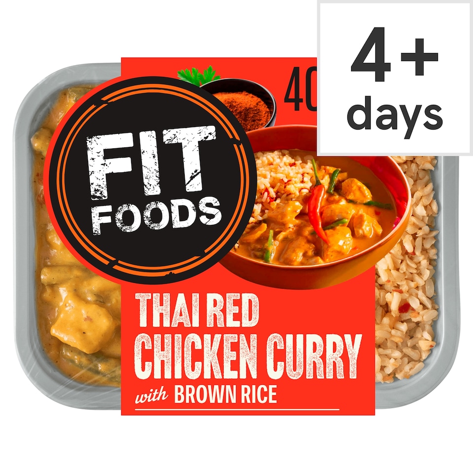 Fit Foods Thai Red Chicken Curry And Brown Rice 400G