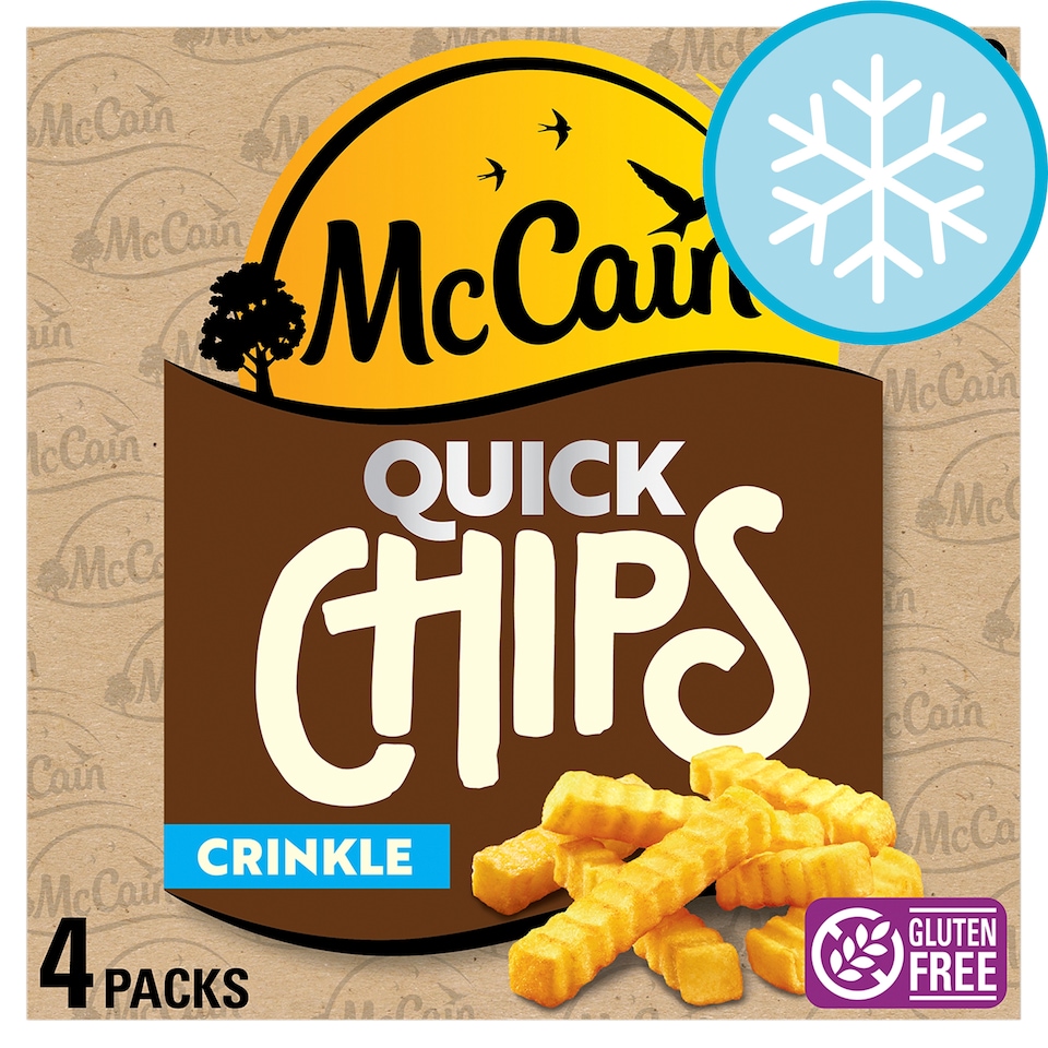 image 1 of McCain Microwave Quick Chips Crinkle Cut 4x100G