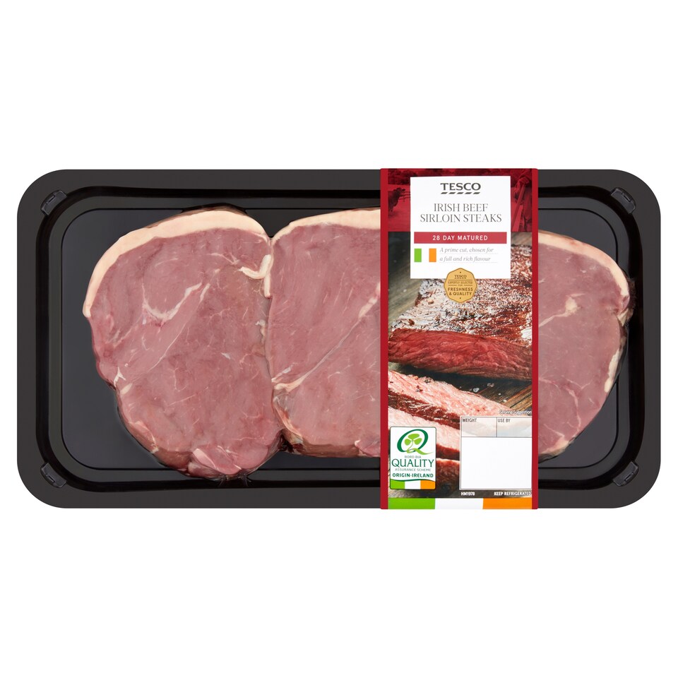Tesco Irish Sirloin Steak 832G