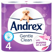 Andrex Toilet Tissue 4 Roll Gentle Clean