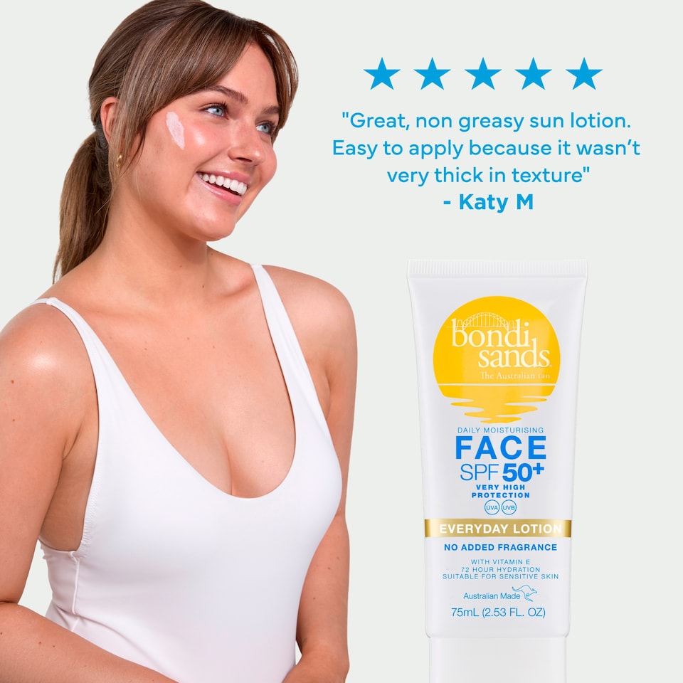 image 1 of BONDI SANDS SPF 50+ EVERYDAY FACE LOTION 75mL