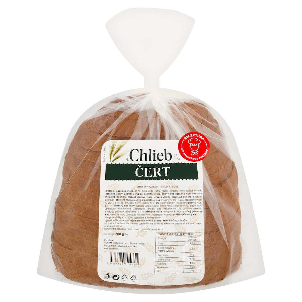 obrázok 1 z Penam Chlieb čert 500 g