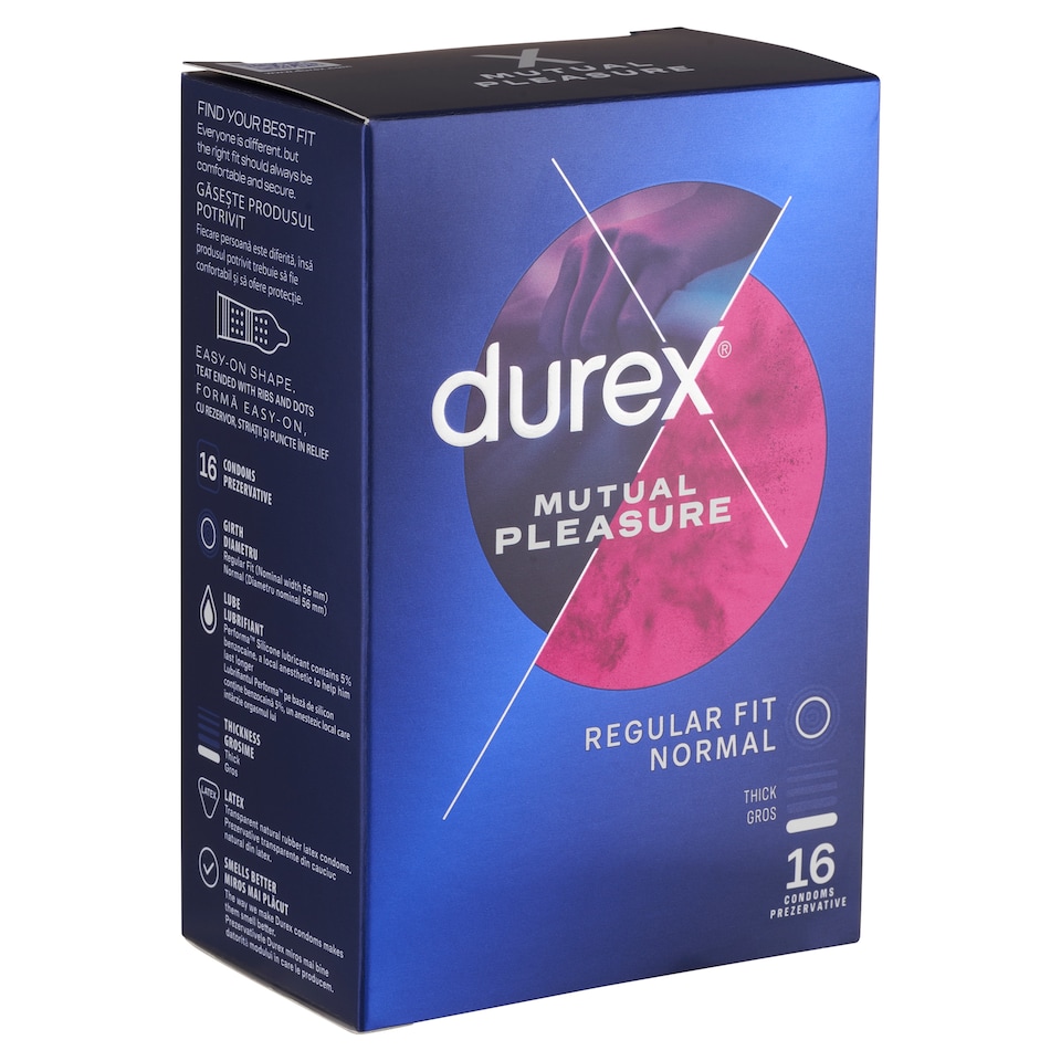 Durex Mutual Pleasure óvszer 16 db  1. kép