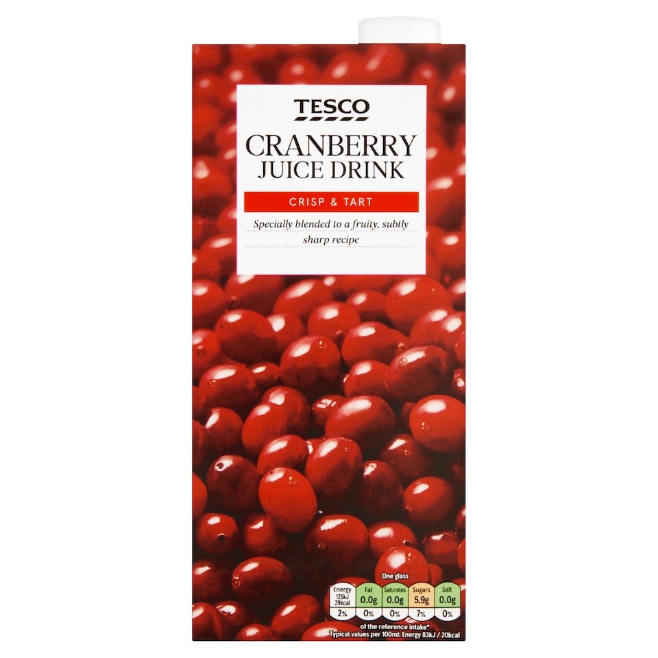 Tesco Cranberry Juice Drink 1 Litre