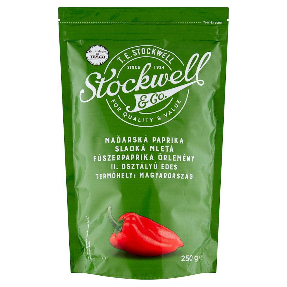 Stockwell & Co. II. osztályú édes fűszerpaprika őrlemény 250 g