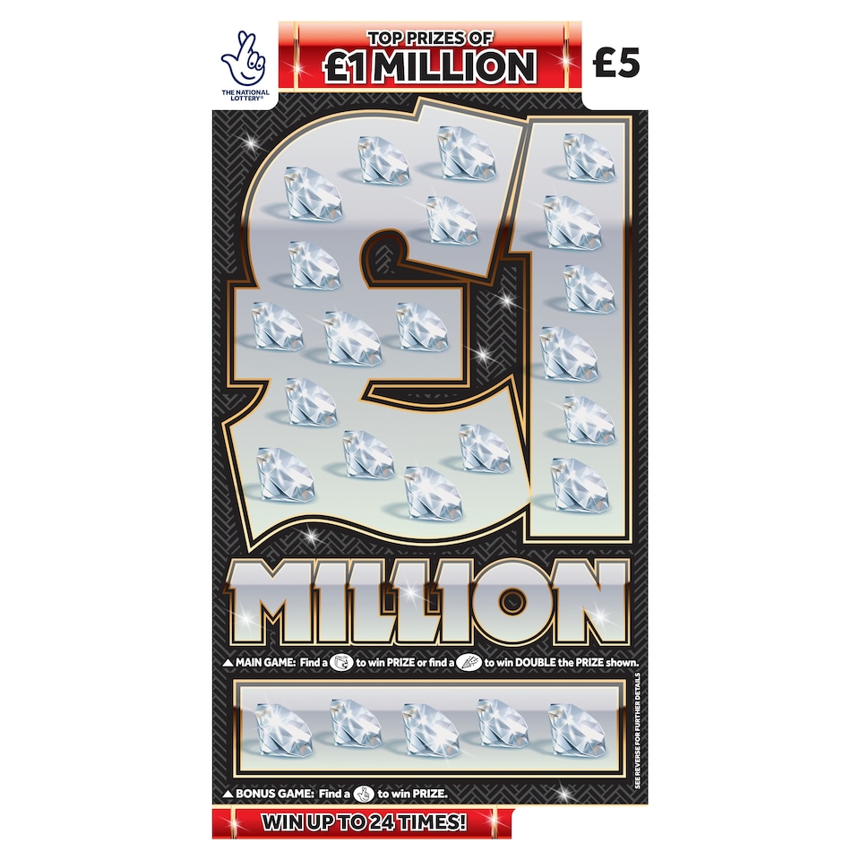 £1 MILLION Scratchcard