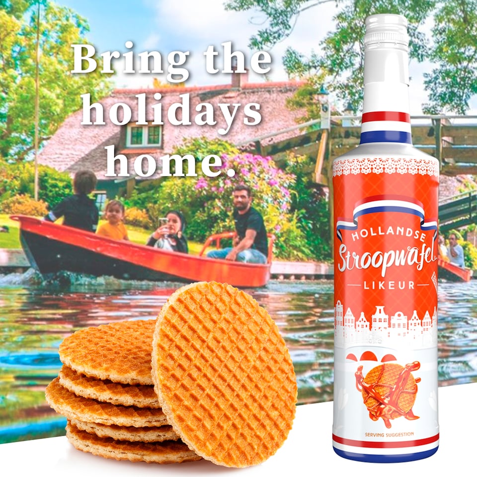 image 1 of Hollandse Stroopwafel Liqueur 700ml