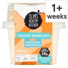 Slim's Healthy Kitchen Toffee Yoghurt with a Protein Granola 200g