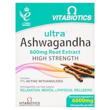 VITABIOTICS ULTRA ASHWAGANDHA 30 TABLETS