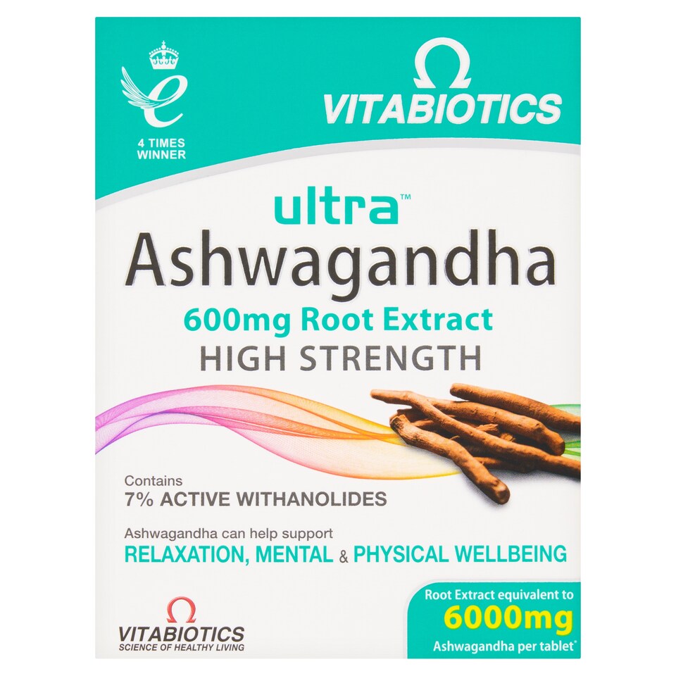 VITABIOTICS ULTRA ASHWAGANDHA 30 TABLETS