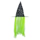 image 3 of Tesco Halloween Kids Witch Hat with Hair Assortment