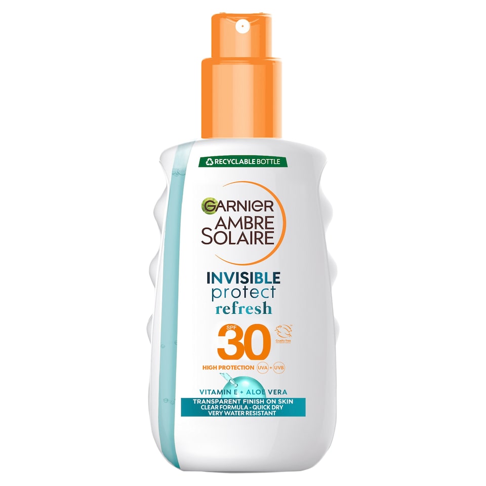 image 1 of Ambre Solaire Clear Protect Sun Cream Spray SPF30 200ml