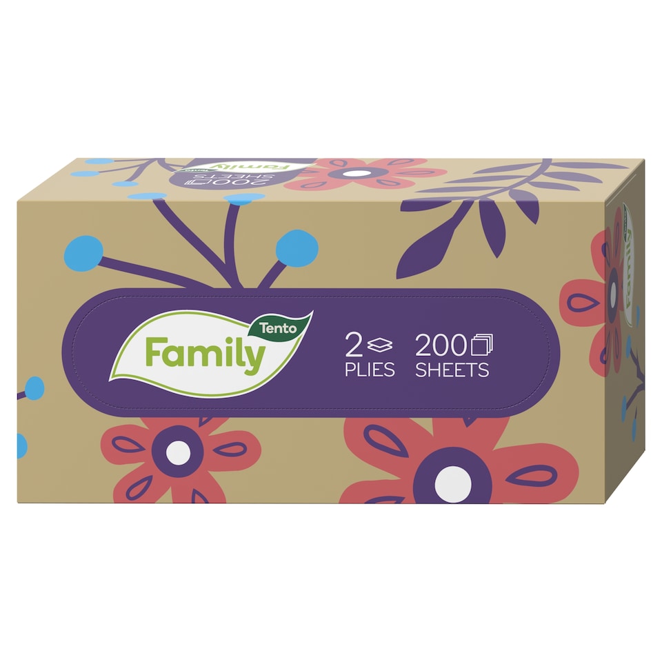 obrázok 1 z Tento Family Kozmetické utierky 2 vrstvové 200 ks