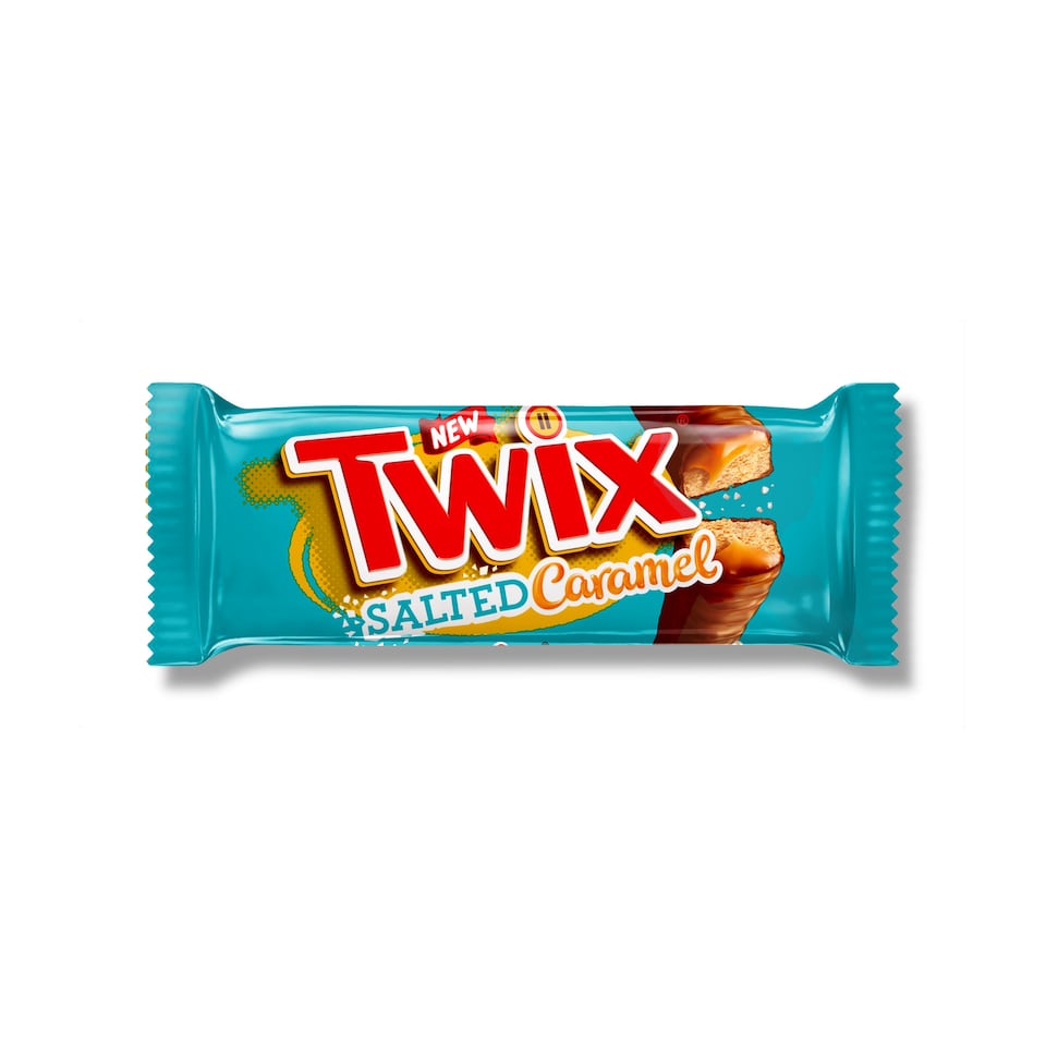 Twix Salted Caramel & Milk Chocolate Biscuit Twin Bars 46g
