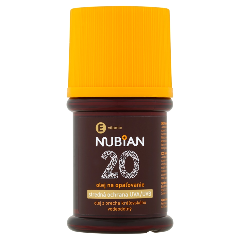 obrázok 1 z Nubian Olej na opaľovanie SPF 20 60 ml