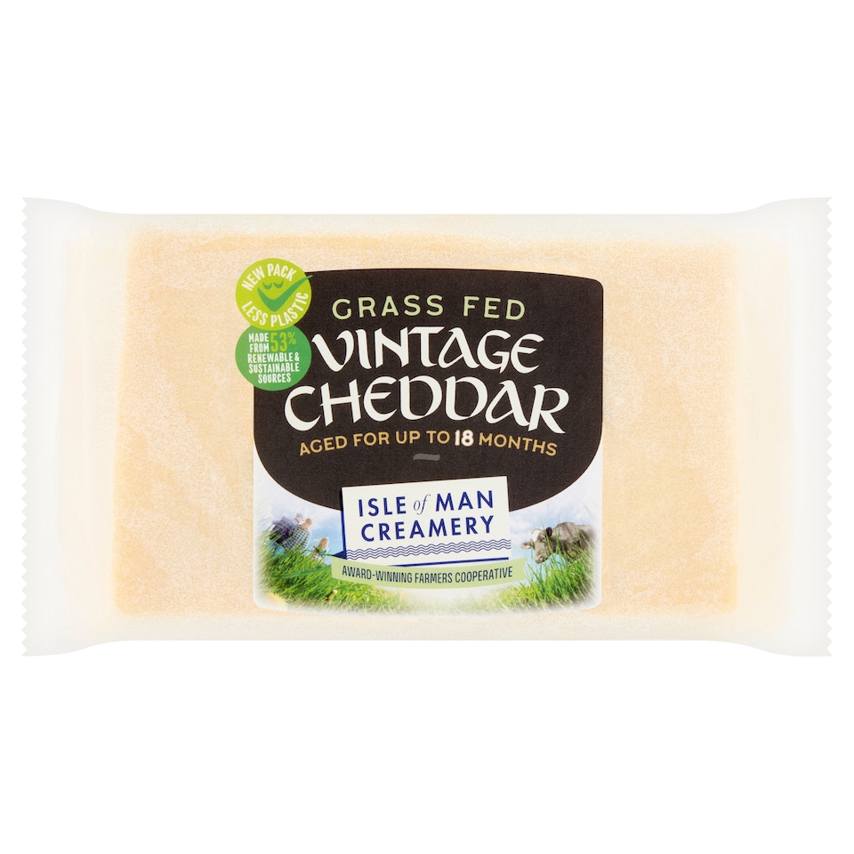 Isle Of Man Creamery Vintage Cheddar Cheese 350 G