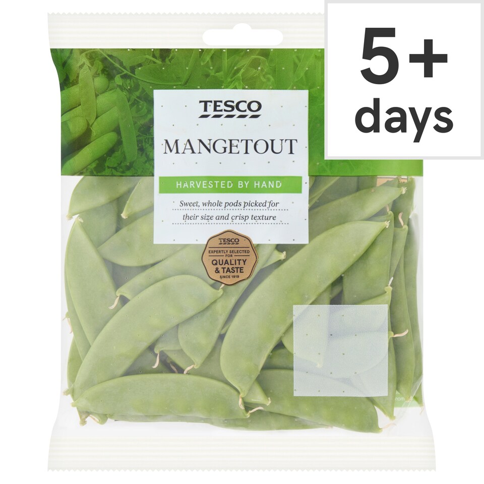 image 1 of Tesco Mangetout 180g