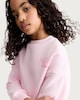 image 1 of F&F Girls Cotton Rich Resort Vibes Sweatshirt in Pink