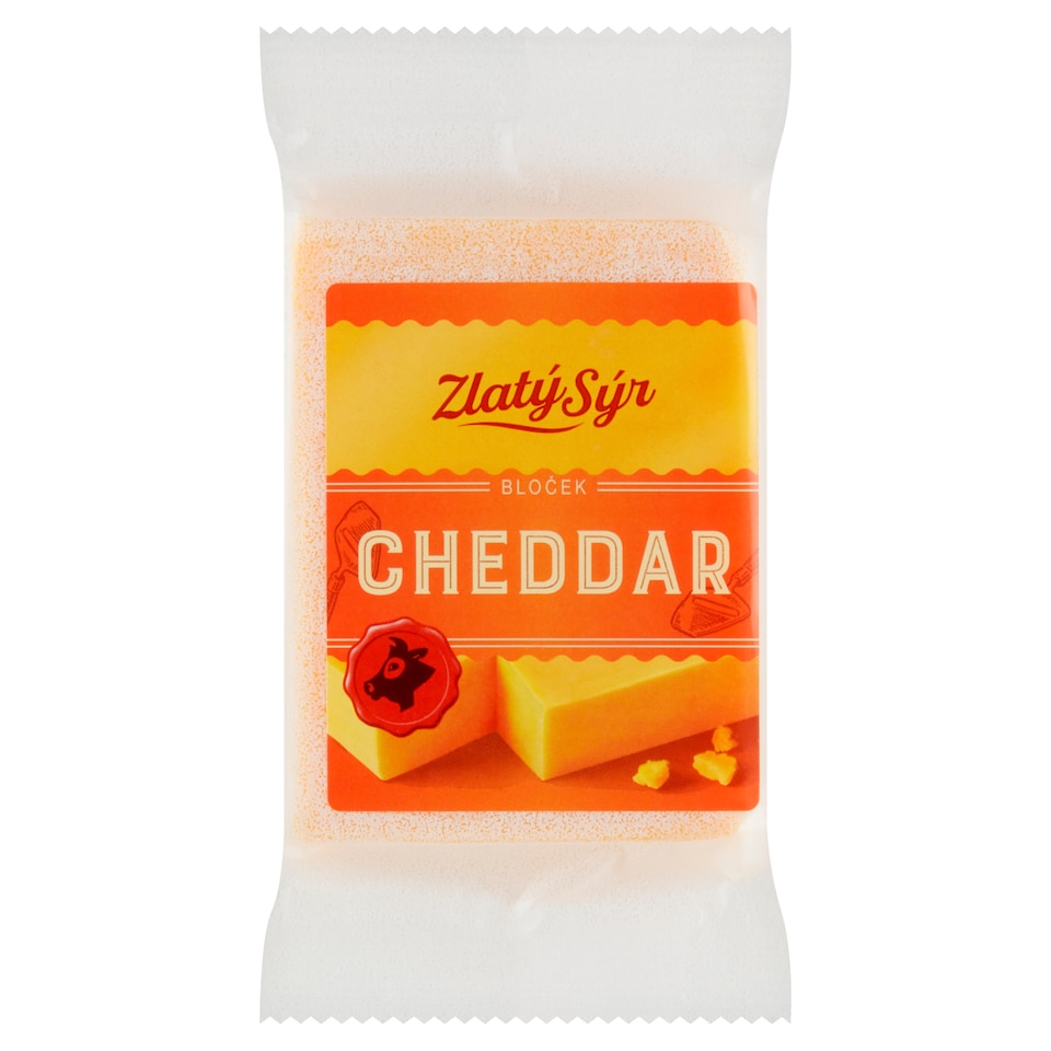 image 1 of Zlatý Sýr Cheddar Block 200g