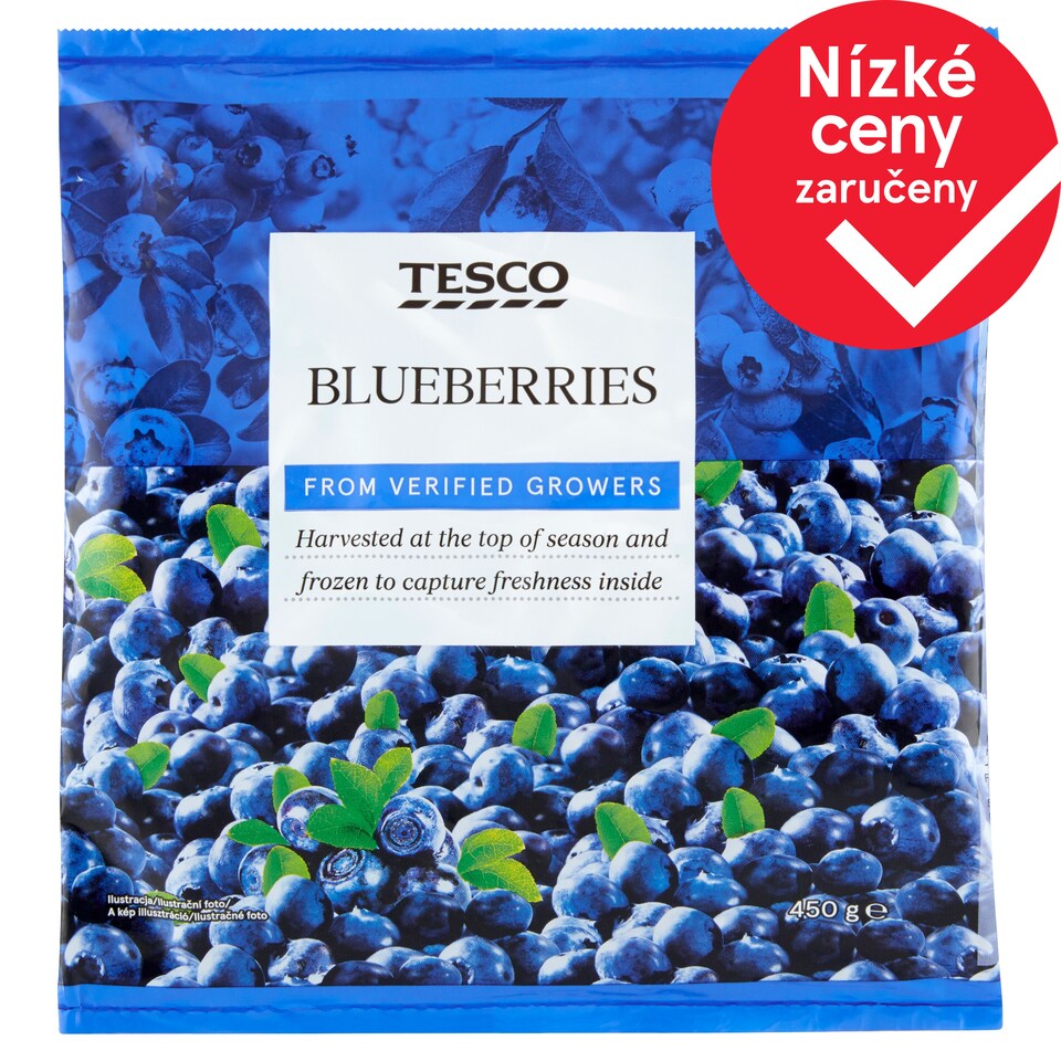 Tesco Borůvky 450g