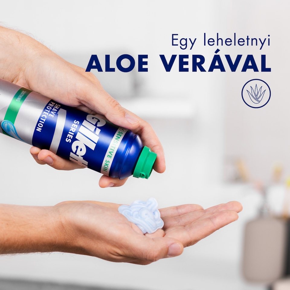 image 1 of Gillette Series Nyugtató Hatású Borotvazselé Aloe Verával, 75ml