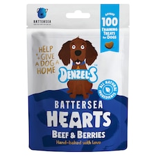 Denzel's Battersea Hearts for Dogs - Beef & Berries 90g