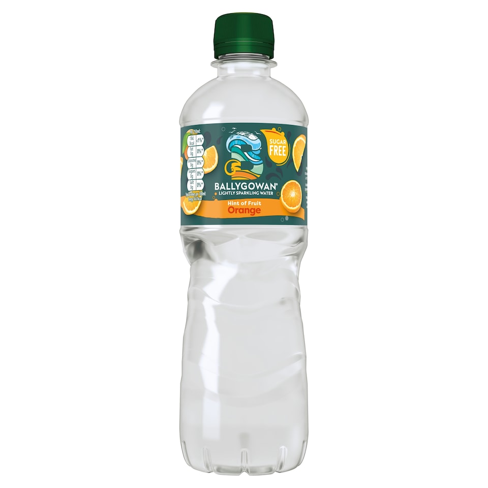 Ballygowan Hint of Fruit Orange Sugar Free Flavoured Sparkling Water 500ml